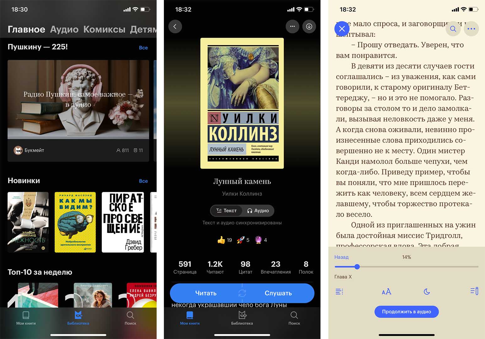 Лучшие сервисы для чтения и книг: ТОП-5 приложений где слушать книги
